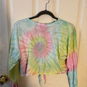 Tie dye crop top
